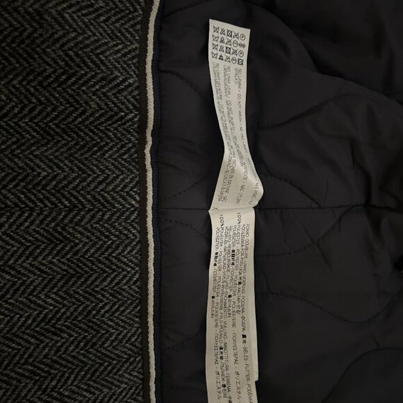 ZARA MAN Herringbone Hooded Jacket/Coat Size L New With Tags - Picture 5 of 15